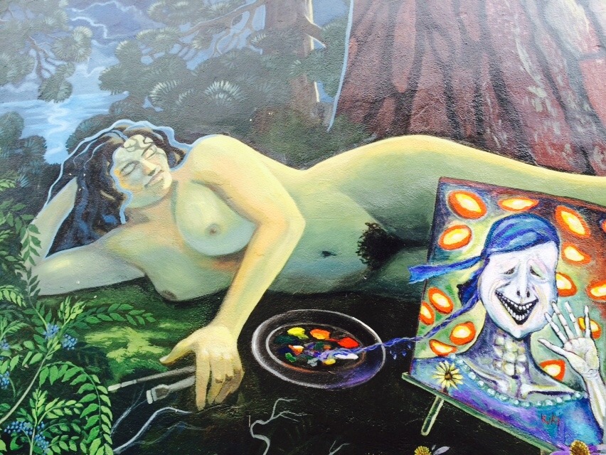 badass mural. sister rockin the bush ðŸ™