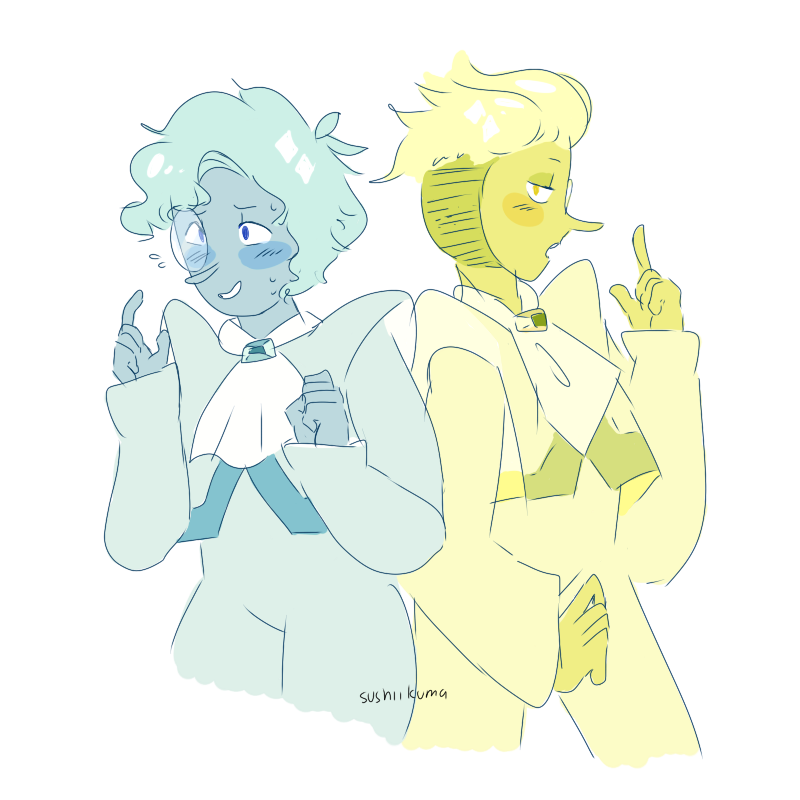 sushiikuma: changed my style up a bit for this drawing lol ALSO ILL DRAW THEM WITH