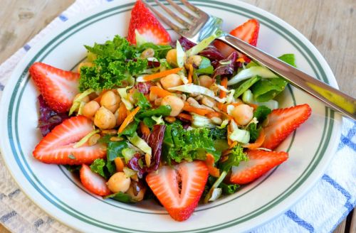 Strawberry & Garbanzo Bean Salad
This salad was inspired by my friend Jen who said she forgot a salad just like this on her kitchen counter when she left for work. I’ve been thinking about a healthy strawberry and garbanzo salad ever since.
Most of...