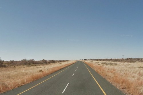 Unnamed road in Botswana.