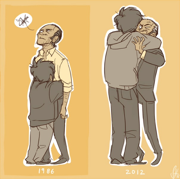 roachpatrol:  wachtelspinat:  huehuehueuehe  MY HEART JUST THREW UP WOW CUTE.
