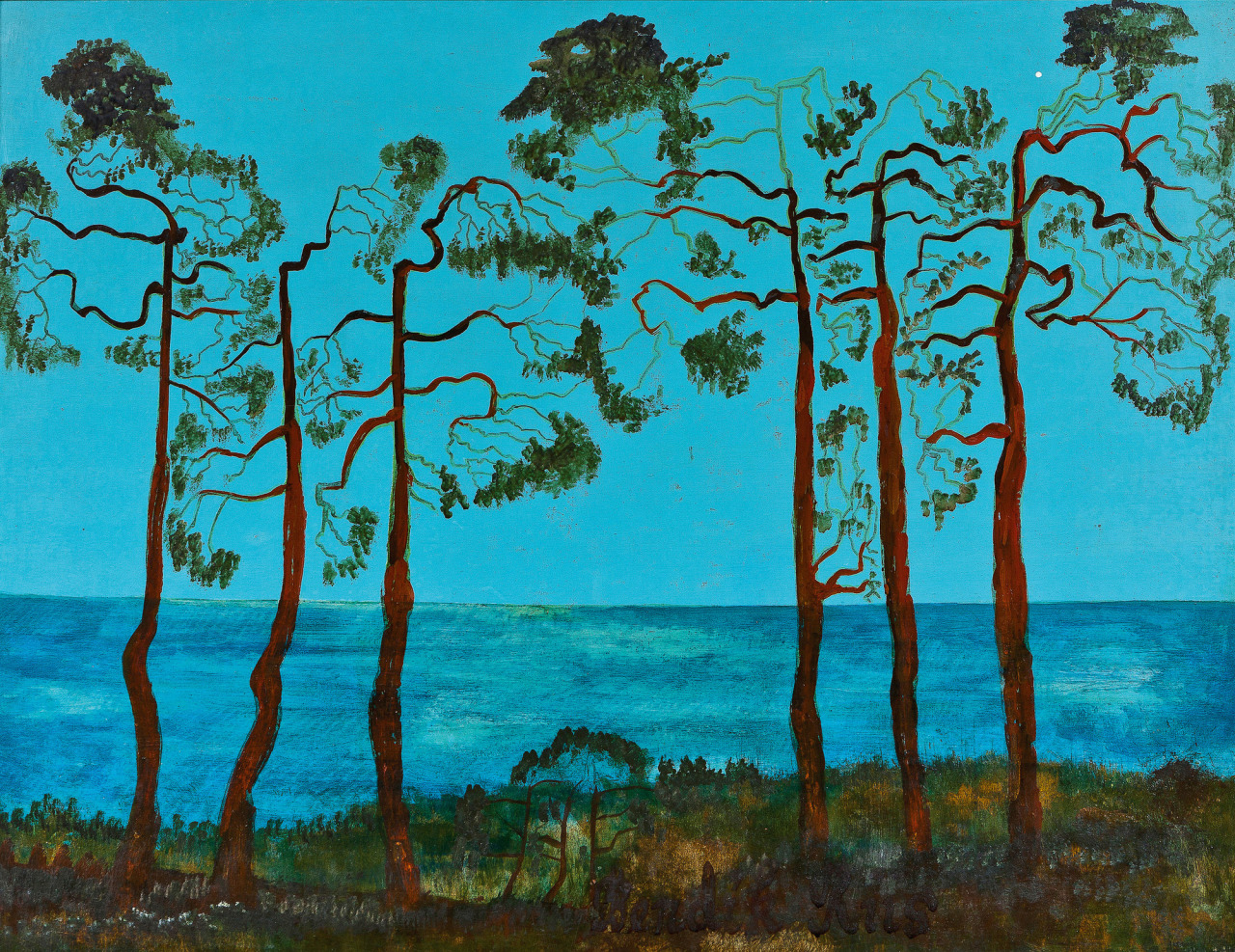 thunderstruck9:  Bendik Riis (Norwegian, 1911-1988), Evening Star. Oil on board,