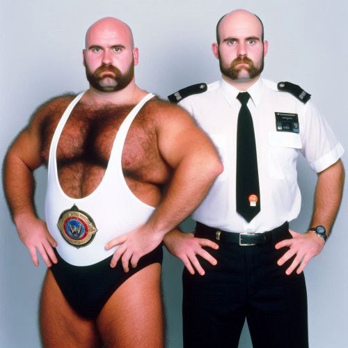 Security Guards, Prison Officers, Cops, Bouncers. Before And After Images. Part 1