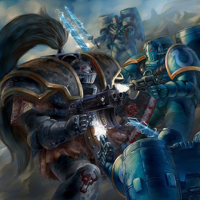 allthingswarhammer:
“Description: Ultramarines take on a Sons of Horus Cataphractii Terminator during the Horus Heresy #warhammer40k #warhammer30k #warhammer #ultramarines #sonsofhorus #terminator #cataphractii #cataphractiiterminator #assaulttroops...