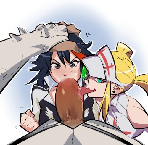 oppai-okami:  Seems she’s convincing everyone to join her.