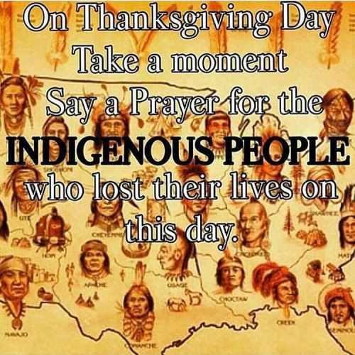 @Regrann from @prosperluv  -  Thanksgiving day should be known as National Land Theft and American G