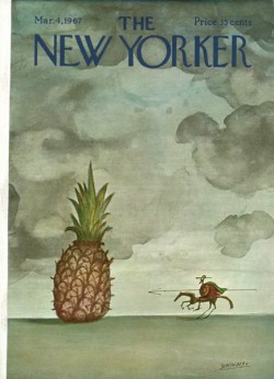 Saul Steinberg, The New Yorker, March 1967.