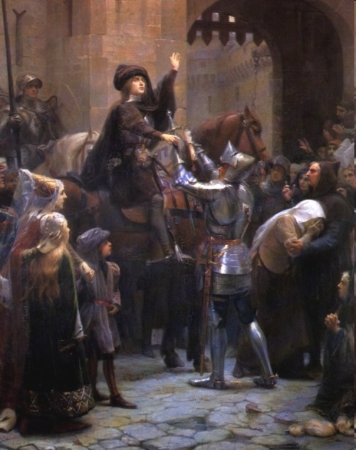 Jean Jacques Scherrer -  Entree de Jeanne d'Arc à Orléans - 1887  Jean Jacques Scherrer -   Départ d