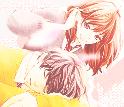 yubiyui:  「アオハライド」 Kou and Futaba 