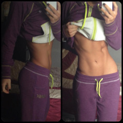 Killer abs and oh so sexy hip bones.