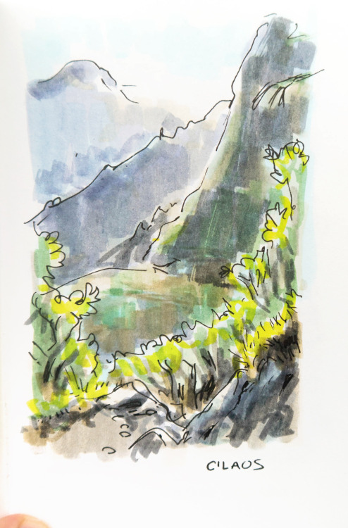 Back from the island of La Reunion (indian ocean), with a few sketches.