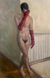 ydrorh:Yisrael Dror Hemed, Gloves, 2023, Oil on canvas, 140x90 cmwww.yisraeldrorhemed.com