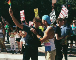 outrising:  ‘Gay Cop Kiss’ Enrages Westboro Baptist Church, Unites Everybody ElseA cop has turned the tables on the Westboro Baptist Church after they posted a photo of him kissing his boyfriend in protest on Twitter… Read more. 