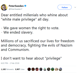 fattyatomicmutant: duxwontobey:   feministories:  whyyoustabbedme:  wow   *starts punching you then stops* see i’m the one that stopped punching you i’m the good guy   But White men have complained that women can vote and seek to change that, they’ve
