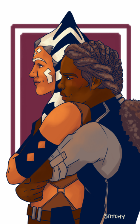 stitchyarts:I didn’t see much art for the obviousness of Ahsoka/Kaeden soooooo…..