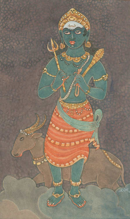 Yamaraja, God of Death, by S. Rajam