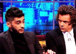 feelszarry:  Zayn: You know..There’s not much not to love about Harry 