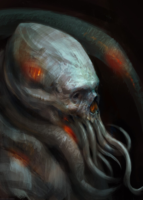 morbidfantasy21: Lovecraftian creature by Antonio J. Manzanedo