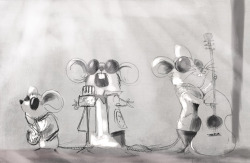 theartofgaberose:  Three Blind Mice for #sketchdailies