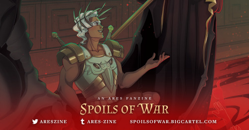 Here’s a sneak a peek at my piece for the Ares zine!You can grab yours at: spoilsofwar