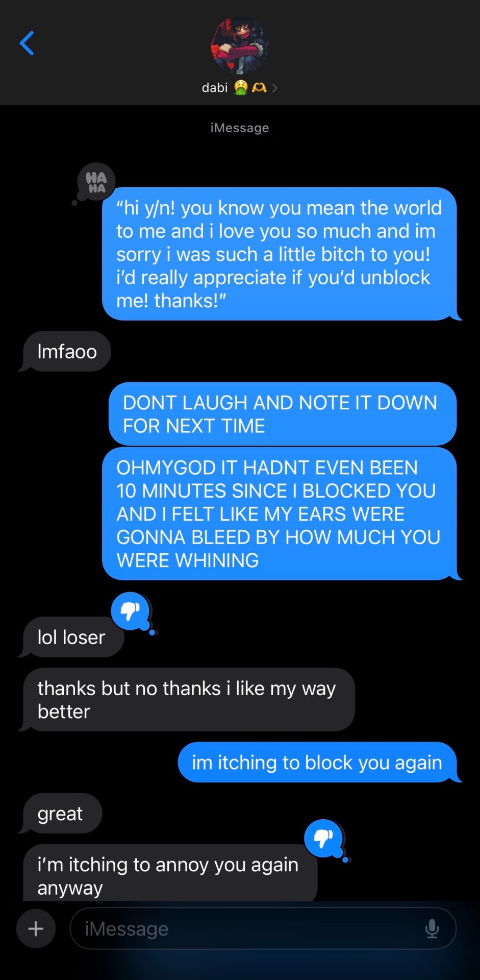  HEADCANNONS + TEXTS WITH HIM AS YOUR BOYFRIEND . . .