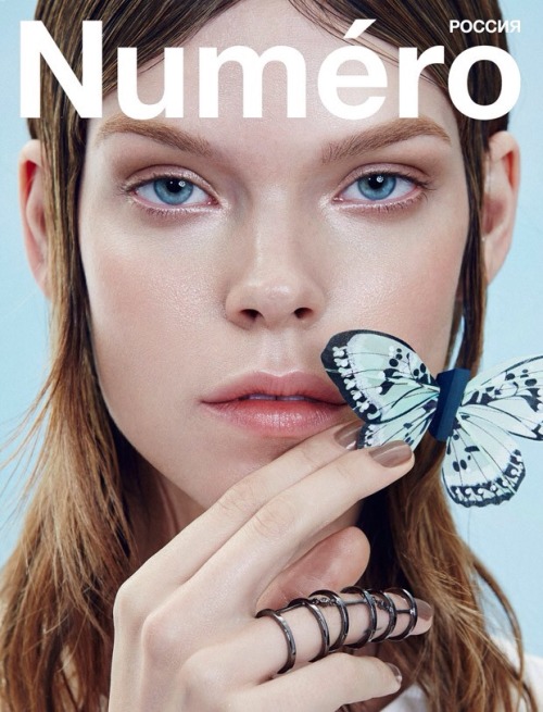 &ldquo;The Warmest Blue&rdquo; Numero Russia April 2015. Meghan Collison by An Le, styled by Phuong 