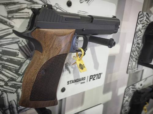 #SIGSAUER #P210 #classic #comeback &mdash;- #SHOTSHOW16 #onthefloor #livefreeordie #setthestanda