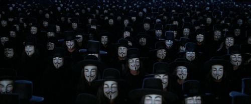 cinema-shots:  “You wear a mask for so long, you forget who you were beneath it.“V For Vendetta (2005)