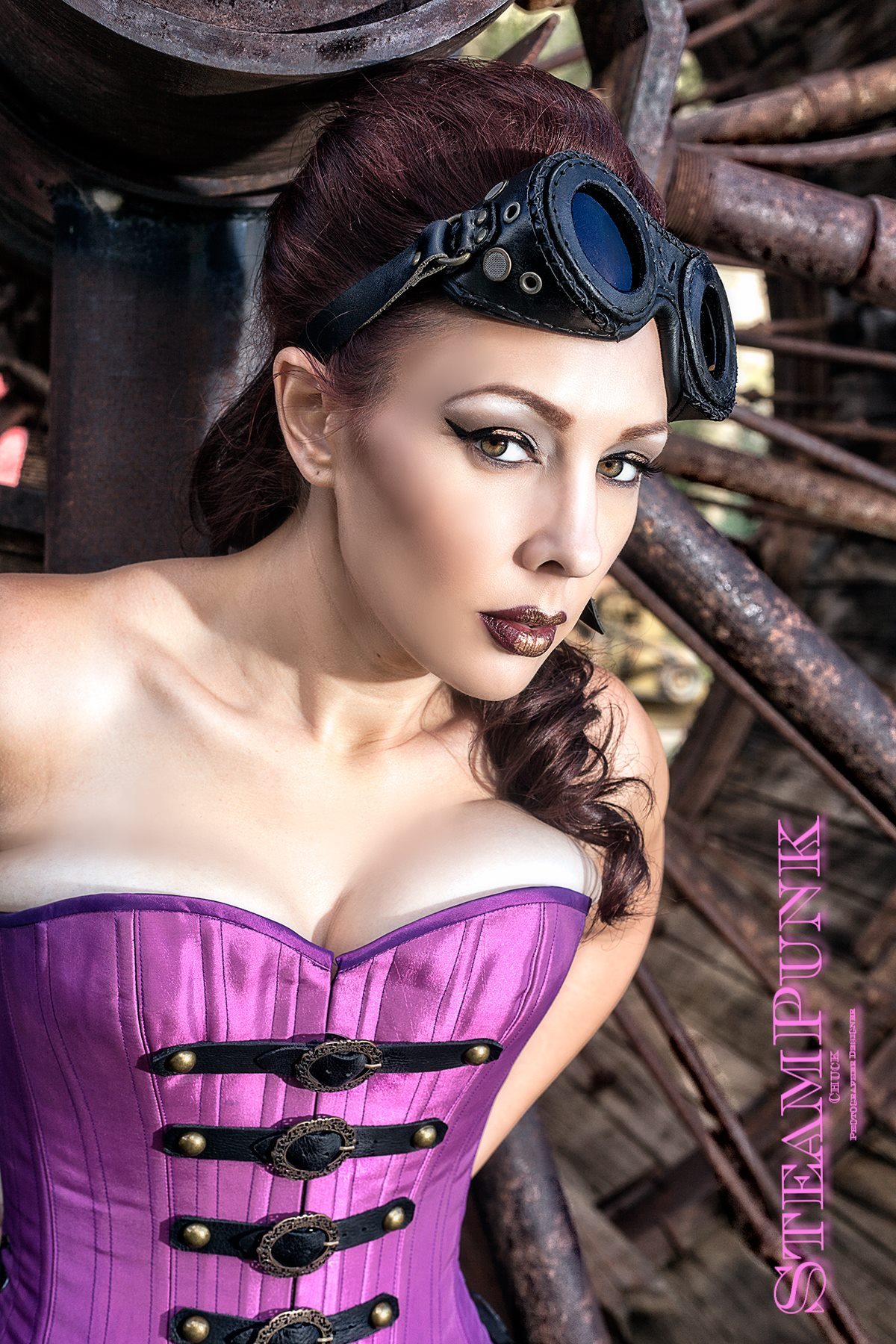 steamguy:  Queen of Steam Christina EllisMUA Gypsy FreemanHair Glynnis GarciaPhotographer Chuck