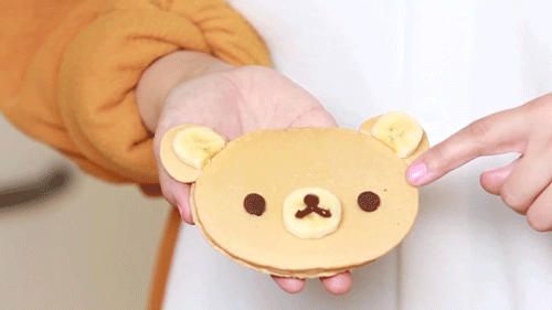 pastabaek:  Rilakkuma bear pancakes! ✿ porn pictures