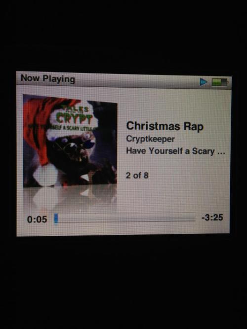 You’ve not experienced Christmas until you’ve heard the Crypt Keeper rap about it.