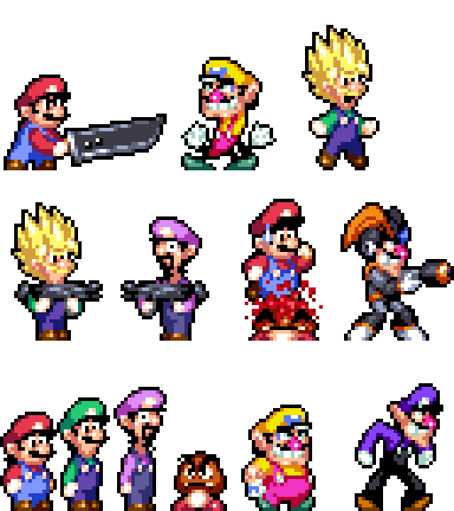 Ralorche — Some more Saturn-esque Sonic sprites.