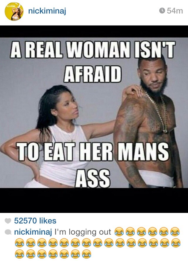 cooolasssluusshhh:  LMFAOOOO NICKI GOTTA CHILL WITH THESE MEMES 😂😂😂😂😂😂😂😂