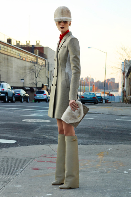 maidsofbondstreet: Caroline Trentini for Givenchy, Pre-Fall 2012