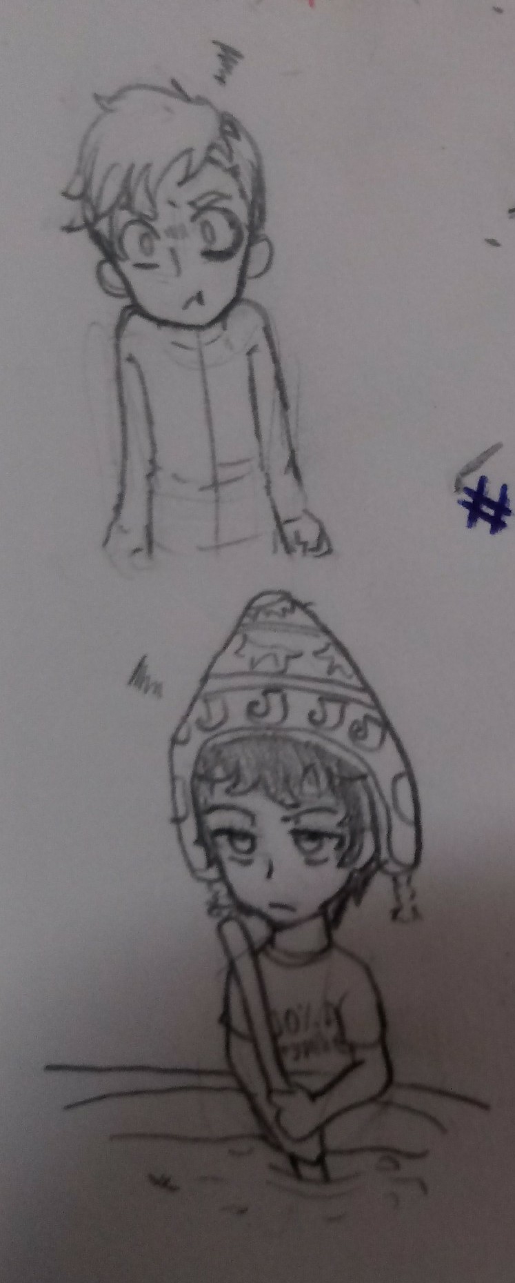 Eu Sei Que No T Tipo "Oh, Meu Deus, Que Desenho Mais Bem Feito" Mas, Hey, S Um Rascunho, Era S Pra Passar
