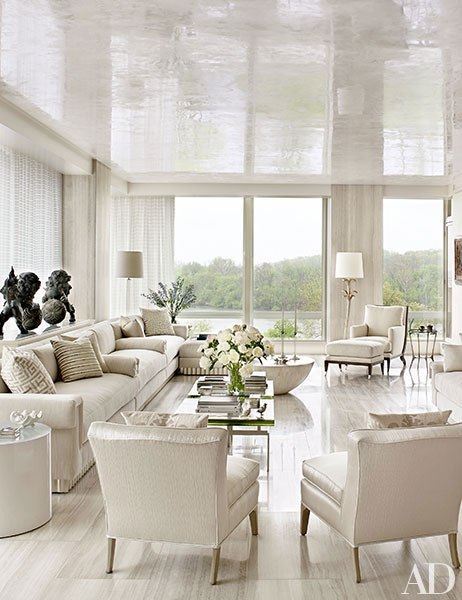 {Loving the lightness and brightness of this penthouse by Solís Betancourt & Sherrill, though I 