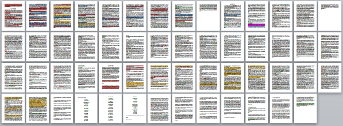 This is what PROGRESS looks like! Over 32k words! In case it&rsquo;s hard to tell, these are the