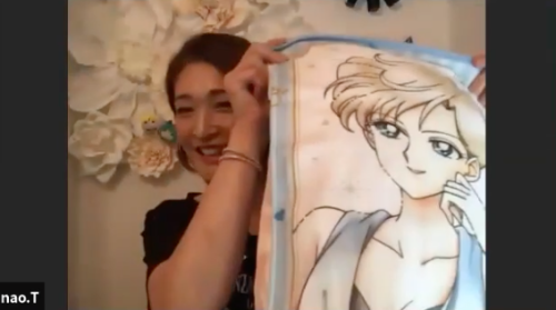 sailorzakuro: Nao being adorable in the STAY AT HOME with ANZA and Akiko Kosaka livestream ^^I love 