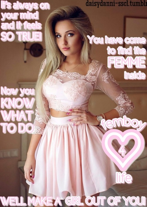 daddywantsasissy: daisydanni-sscl: embrace yourselves femboys, explore the fashion and style and let