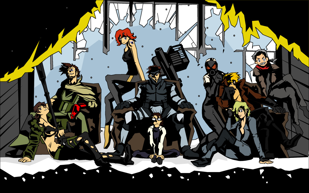 badmankakarot:  I absolutely love MGS and Gurren Lagann so I made a bunch of crossovers,