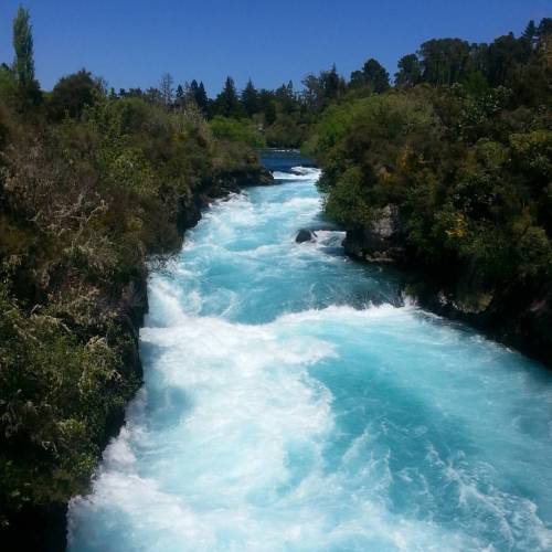 narabean: #nofilter (at Huka Falls, Taupo)