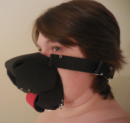 cookiethepup:  Another prototype and my favorite so far.  Shortened the muzzle and