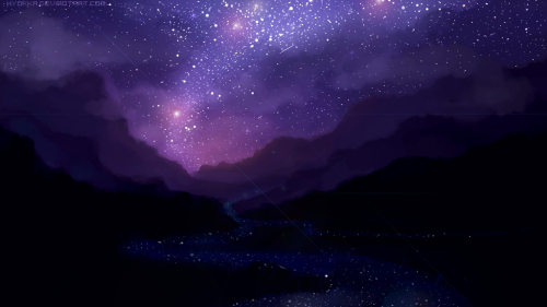 norse-nature-spirit:starflow by hyokka