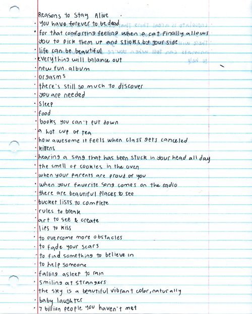 love:Reasons to Stay Alive by Mathew Gray Gubler