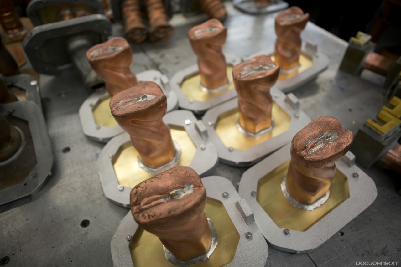 docjohnsonusa:  Behind The Scenes: Jessie Andrews Copper Molds. 