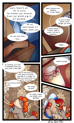 Pega-Pony-Art:goodbye Love.  Page 2/???  Woopsy Getting Ready To Leave To College!