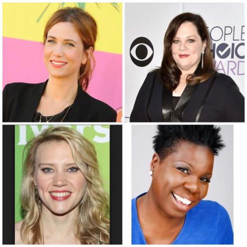 laughingsquid: Kristen Wiig, Melissa McCarthy, Kate McKinnon, and Leslie Jones to Star in All-Female