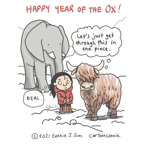 Sketchbook: Year of the OxI feel like ox, as a species, have a very measured approach to life. Happy