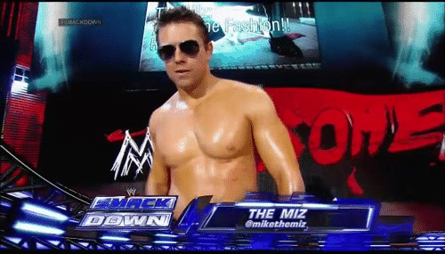 Miz does look really hot with those sunglasses on 