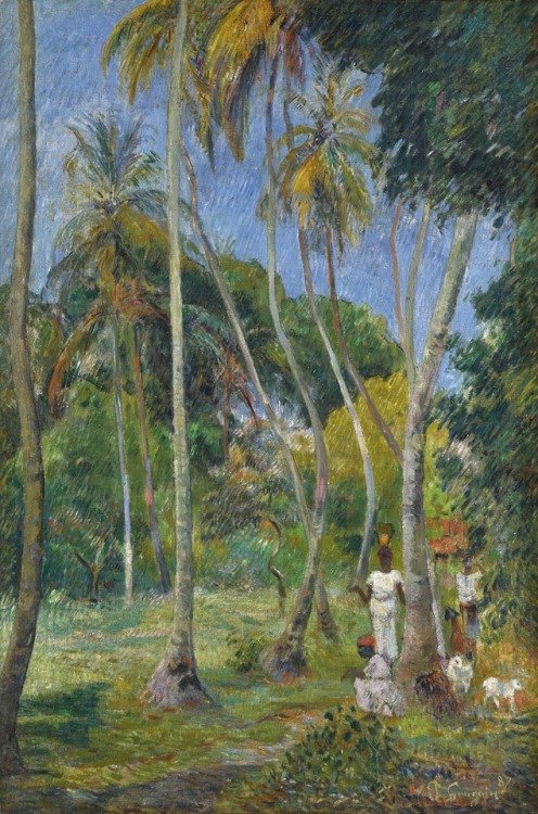 Paul Gauguin - Chemin sous les palmiers (1887)